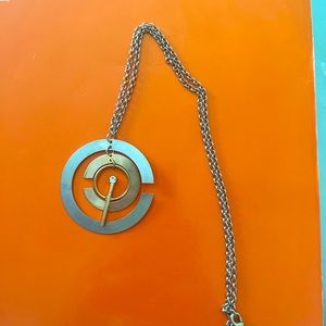 Silver and gold necklace